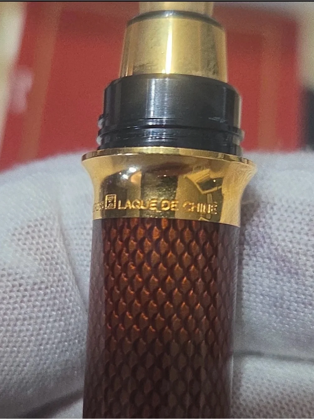 S.T. Dupont Chairman Brown & Gold Rollerball Pen